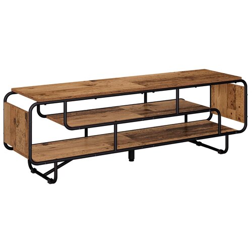  TV stalak 140 x 36 x 45 cm Staro drvo Konstruirano drvo Slike