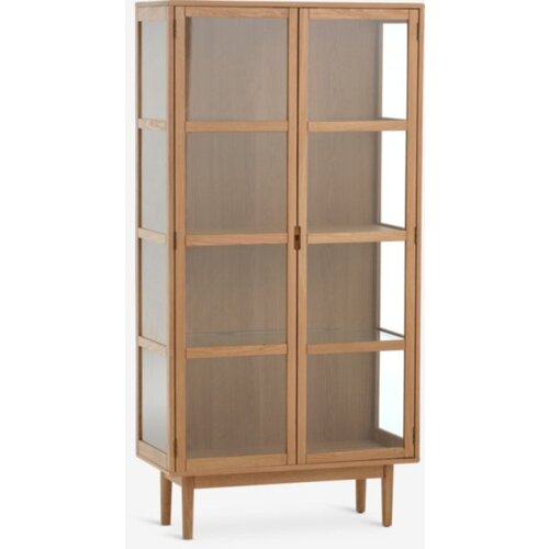  Vesterby Vitrina visoka natur hrast ( 3670427 ) Cene