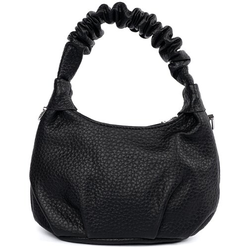 Shelvt Small black handbag with crinkle handle Cijene