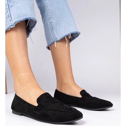 D/CEO marka niezdefiniowana Black elegant faux-suede moccasins Palmarina Cijene