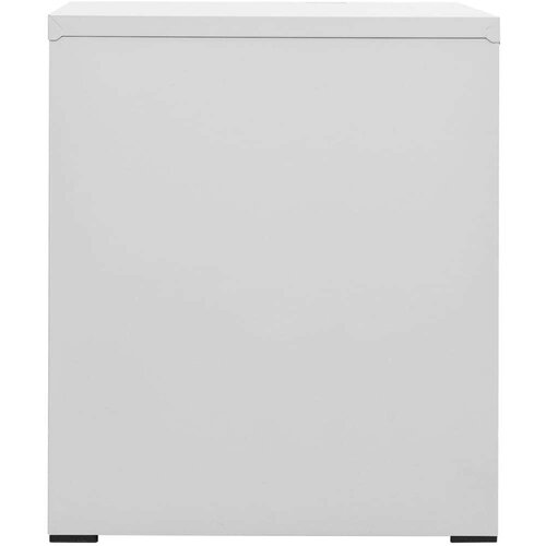 VidaXL Ormarić za spise svjetlosivi 46 x 62 x 72,5 cm čelični Slike