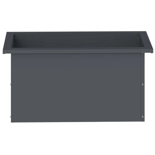  Vrtna posuda za sadnju s LED svjetlom 2 kom. Antracit - Antracit 30 x 60 x 30 cm 2 Slike