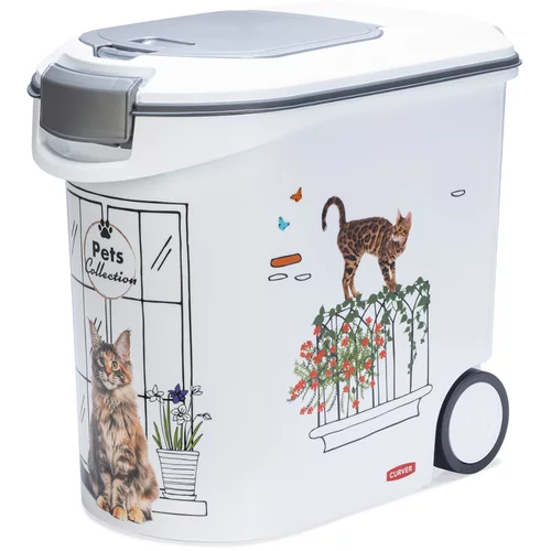 Curver posuda za suhu hranu za mačke - Balkonski dizajn: do 12 kg suhe hrane (35 litara)