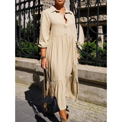 LeMonada Mustard dress cxp0942. E59 Slike