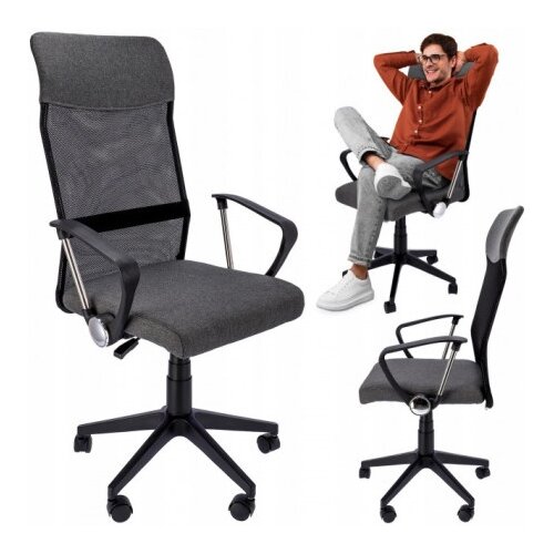  Kancelarijska stolica ZOOM - Tamno siva ( CM-977310 ) Cene