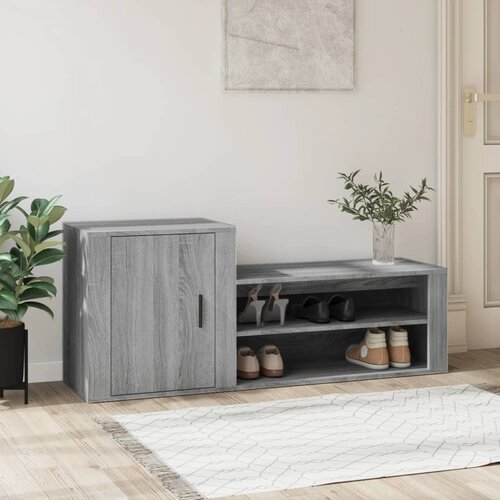 vidaXL Ormarić za cipele boja hrasta 130x35x54 cm konstruirano drvo Cijene