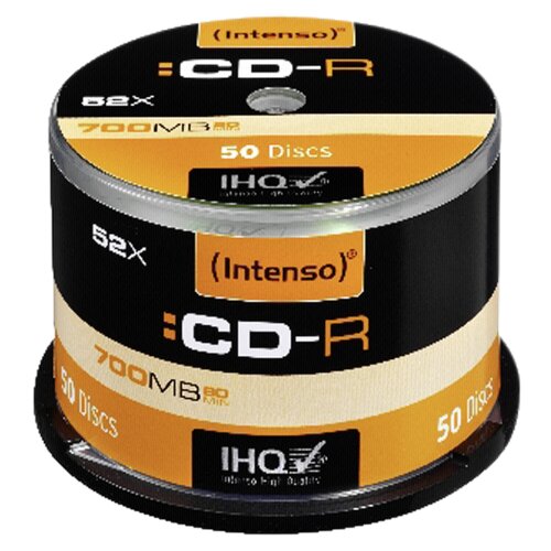 Intenso 1x50 CD-R 80 / 700MB 52x Speed, Cakebox Cijene