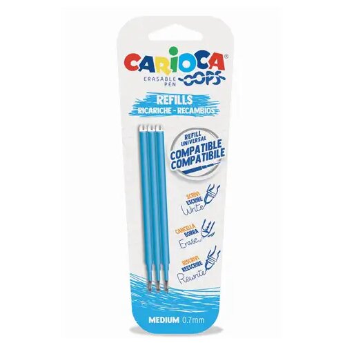 Carioca Oops plavi ulo&scaron;ci za kemijske 0,7mm - 3kom - Cijene