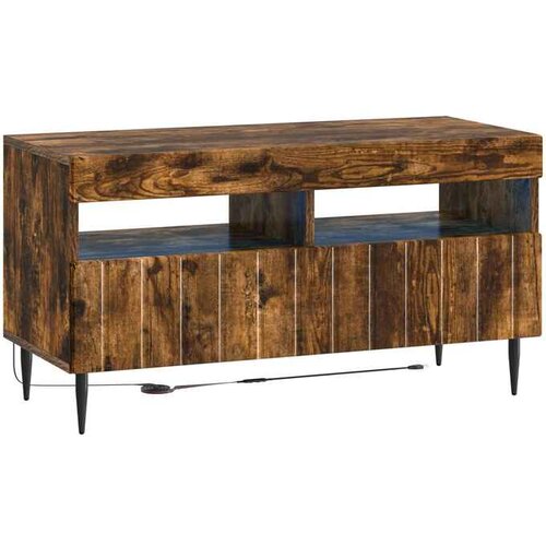 vidaXL LED TV kabinet ZWOLLE 81 x 35 x 43 cm Dimljeni hrast - Dimljeni hrast Cijene
