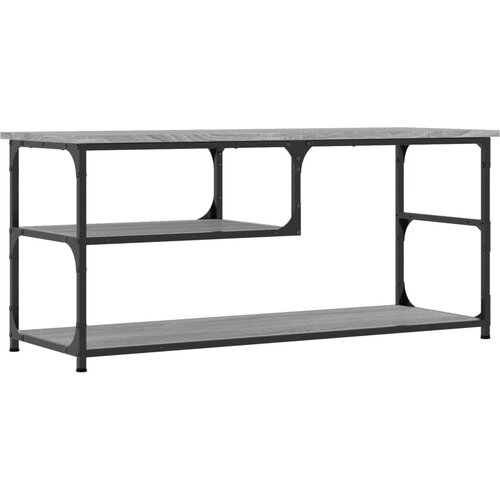 Maison Chic TV omarica - TV enota - Televizijska omarica siva sonoma 103x38x46,5 cm inženirski les in jeklo, (21702039) Cene
