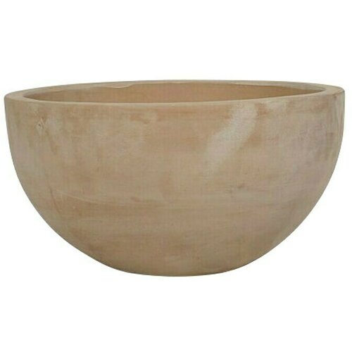  Okrugla tegla za cvijeće BOWL (Vanjska dimenzija (&amp;oslash; x V): 34 x 18 cm, prirodni materijali, Smeđe boje) Slike