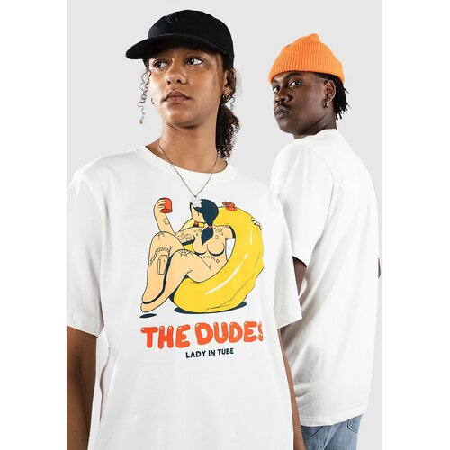 The Dudes Tubular T-shirt off / white Slike