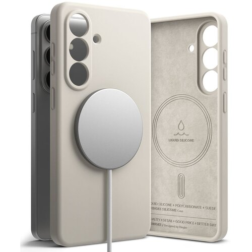 Ringke SILIKONSKI MAGNETNI OVITEK ZA SAMSUNG GALAXY S26+ PLUS MAGSAFE STONE, (5000259673) Slike