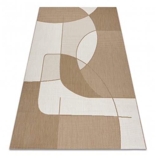 RugsX FLAT 48982265 Preproga iz sisala Geometric - naravna bež slamnata barva, vrvica 80x150 cm, (22113713) Cene