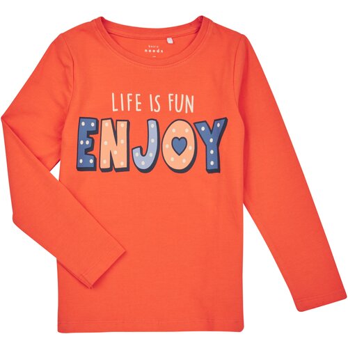 Name it Majice s kratkimi rokavi NMFVIX LS TOP Oranžna Slike