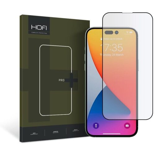 HOFI za&amp;scaron;titno staklo PRO+ IPHONE 14 PRO MAX BLACK Slike