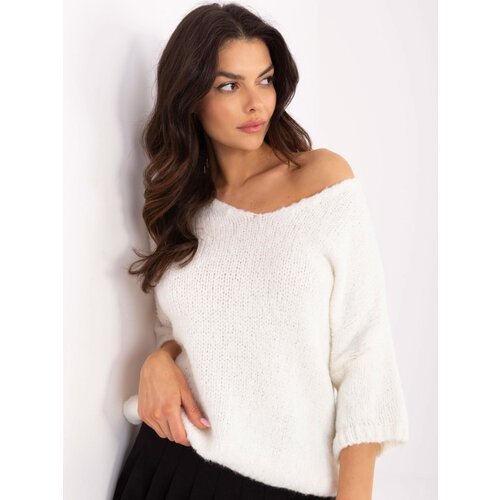 Italy Moda Sweater-MI-SW-2103.07-ecru Cijene