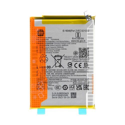 Xiaomi Baterija za 13C / Poco C65, BN5Q, originalna, 5000 mAh Slike