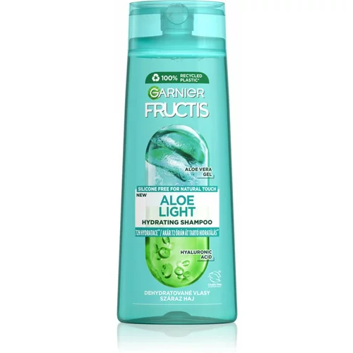 Garnier fructis aloe light vlažilni in negovalni šampon za krhke lase 400 ml za ženske