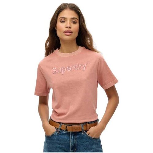 Superdry puder roze ženska majica Slike
