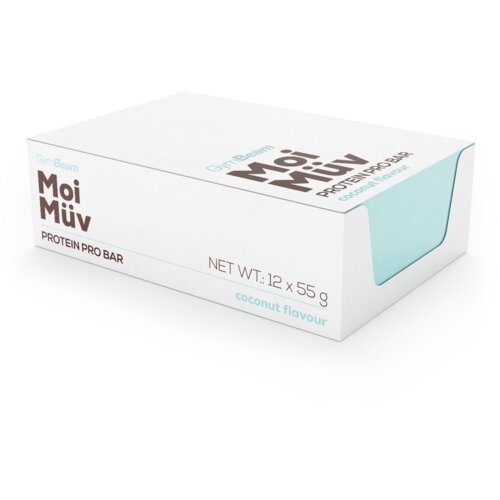 GymBeam MoiMüv Protein Pro Bar 12 x 55 g  kokos Cene