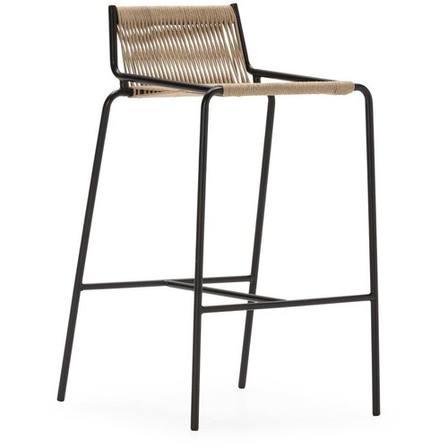 Marckeric Bež metalna barska stolica (visine sjedala 65 cm) Emily – Cijene