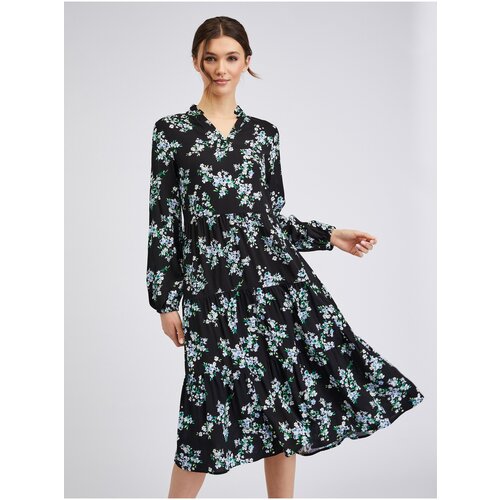 Orsay Black Women Floral Dress - Women Slike