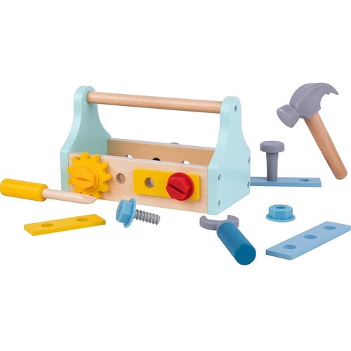 Tooky Toy Tooky set drvenih kutija za alat 18 kom. Slike