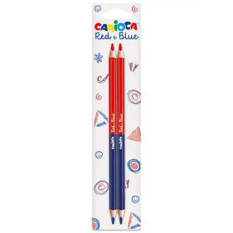 Carioca Red &amp, Blue plavo-crvena olovka set od 2 komada - Cijene