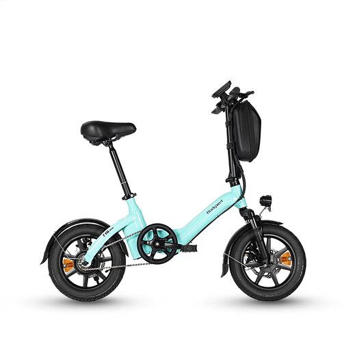 BODYWEL Mini zložljivo električno kolo T16 Pro, 14&amp;quot;, 250 W 36 V 7,8 Ah, za vožnjo na delo, modro, (5000234097) Slike