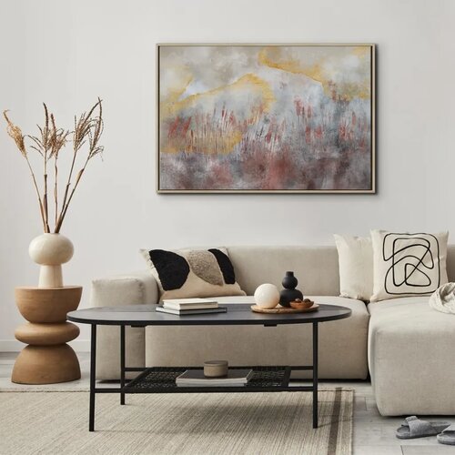  Slika - Playing Wind (1 Part) Wide 60x40 U prirodnom drvenom okviru Cene