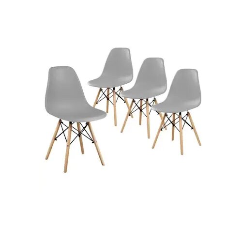  Set plastičnih trpezarijskih stolica Aurora siva 4/1 25-KS007SET Cene