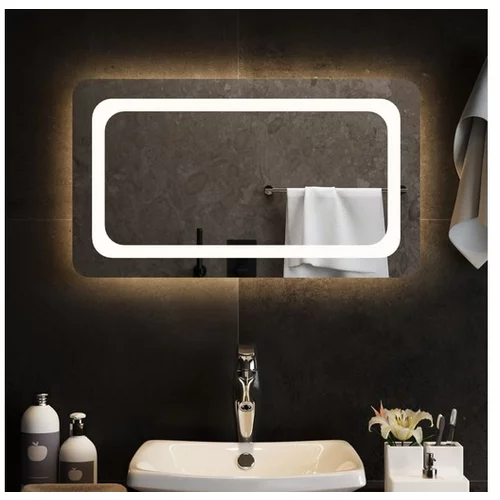  LED kopalniško ogledalo 70x40 cm