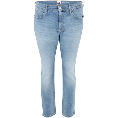 Tommy Jeans Plus Traperice 'SCANTON' plavi traper / karamela / crvena / bijela