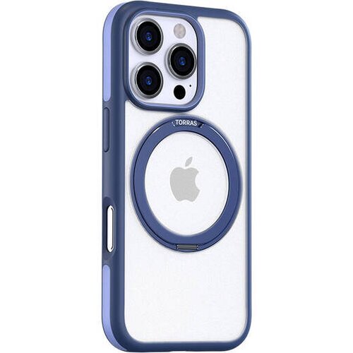 Torras Ostand R Fusion Series ohi&amp;scaron;je za iPhone 16 Pro (modro) Slike
