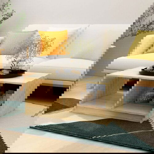 The Living Store Klubska mizica 75x50x33,5 cm trdna borovina - Klubska Mizica, (21573494) Slike
