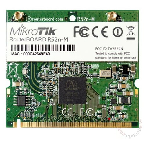 MikroTik R52nM miniPCI card 2 4 & 5GHz 200mW Atheros Slike