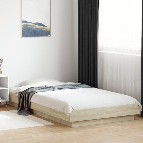 Furnova Posteljni okvir sonoma hrast 90x190 cm inženirski les, (21939062) Slike
