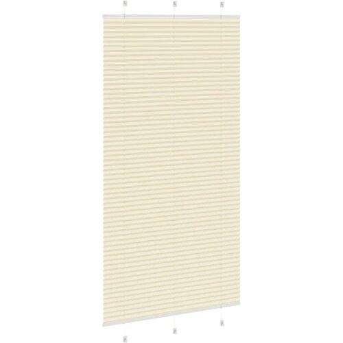  Plisirana zavjesa krem boje 110x200 cm &amp;Scaron;irina tkanine 109,4 cm Poliester Slike