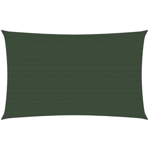 The Living Store Senčno jadro 160 g/m² temno zeleno 3x6 m HDPE - Senčno Jadro, (21630912) Cene