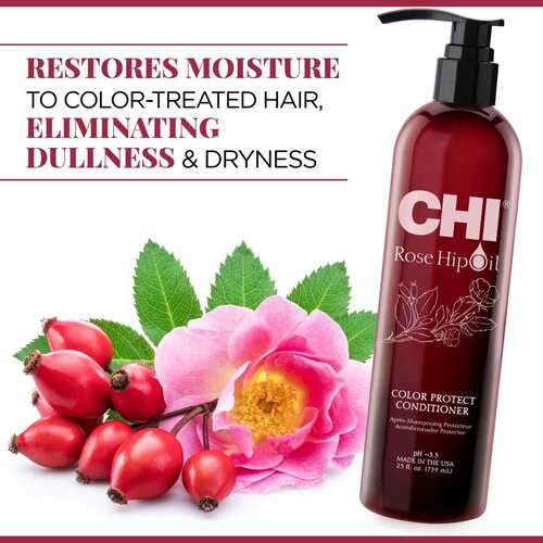 CHI Rose Hip Oil Conditioner balzam za barvane lase 739 ml Slike
