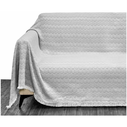 Casa Selección Sivi prekrivač za bračni krevet 230x290 cm Up & Down –