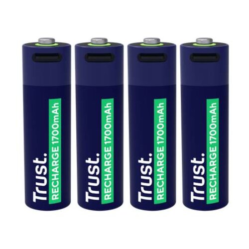 Trust rechargeable AA Blue USB-C Punjive baterije Cene