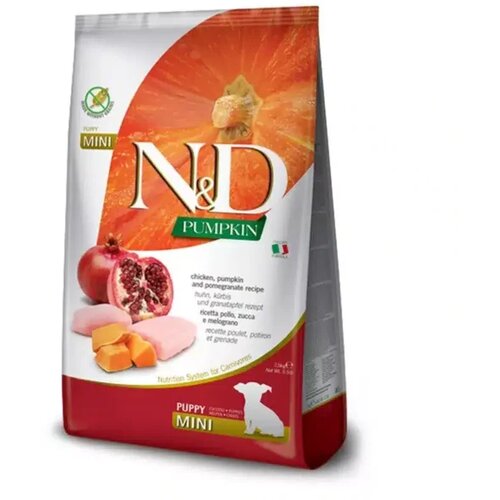 N&d pumpkin Puppy Chicken&Pomegranate Mini 2.5 kg Cene