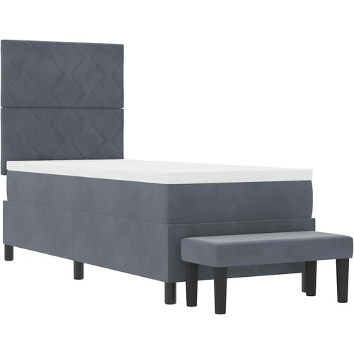 Krevet s opruga kutije Tamno siva 200 x 80 cm Bar&amp;scaron;un Slike