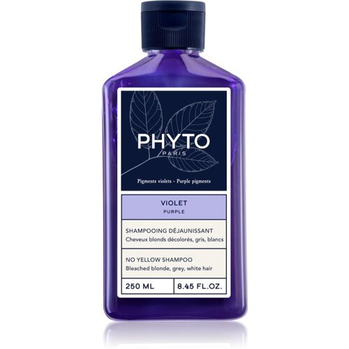 Phyto Purple No Yellow Shampoo &amp;scaron;ampon za toniranje za plavu i kosu s pramenovima 250 ml Slike