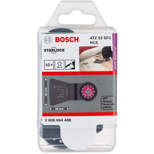 Bosch HCS strugač ATZ 52 SFC, fleksibilni 52 x 38 mm - pakovanje od 10 komada - 2608664488 Slike