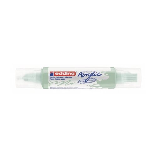  Akrilni marker E-5400 double-liner sa dva vrha Edding mramorno zelena Slike