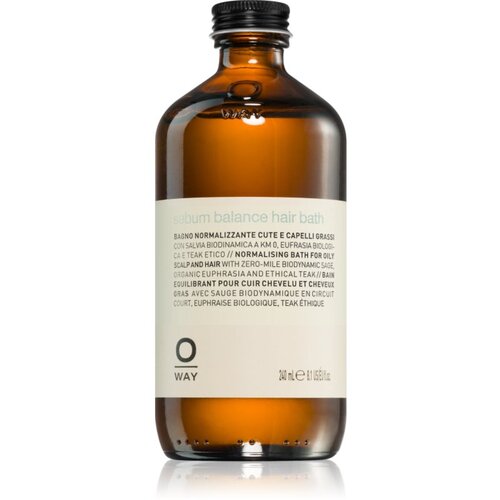 Oway rebalancing nežna kopel za mastne lase in lasi&amp;scaron;če 240 ml Slike