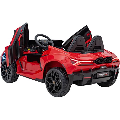  Licencirani auto na akumulator Lamborghini Revuelto XL 4x4 - dvosjed - crveni Slike